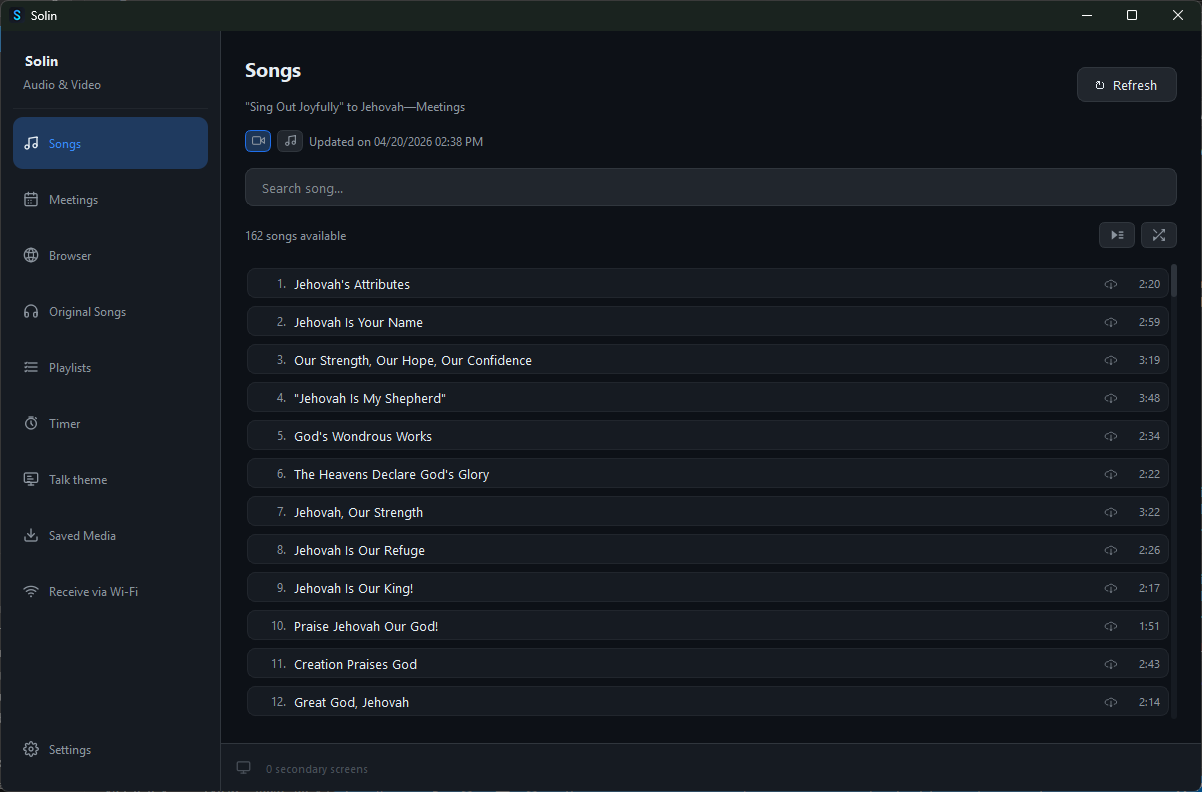 Songs & Original Songs โ screenshot